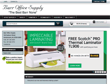 Tablet Screenshot of barrofficesupply.com